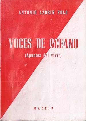 Imagen del vendedor de Voces De Oceano a la venta por lisarama