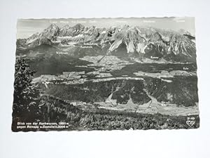 AK Blick von der Hochwurzen gegen Ramsau u. Dachstein