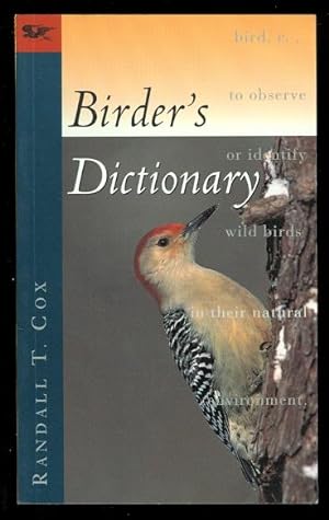 Seller image for BIRDER'S DICTIONARY. for sale by Capricorn Books
