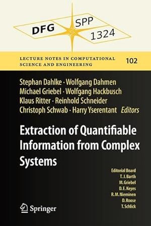 Immagine del venditore per Extraction of Quantifiable Information from Complex Systems venduto da AHA-BUCH GmbH