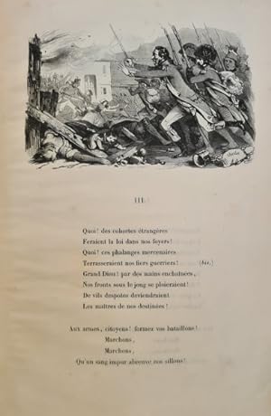 Bild des Verkufers fr La Marseillaise. Chant patriotique. zum Verkauf von Librairie Vignes Online