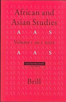 Seller image for African and Asian Studies Volume 1, No. 1 2002 for sale by Adamstown Books