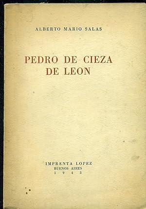 Imagen del vendedor de PEDRO DE CIEZA DE LEON a la venta por Valentin Peremiansky