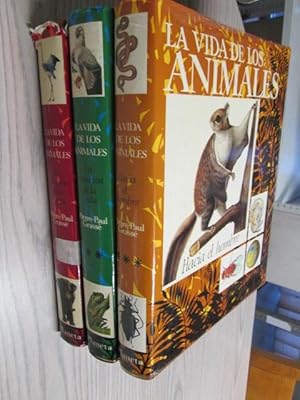 Immagine del venditore per LA VIDA DE LOS ANIMALES. 3 VOL�MENES, LA POBLACI�N DE LA TIERRA, LA EVOLUCI�N DE LA VIDA, HACIA EL HOMBRE venduto da LIBRERIA AZACAN