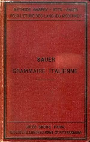 Bild des Verkufers fr NOUVELLE GRAMMAIRE ITALIENNE zum Verkauf von Le-Livre