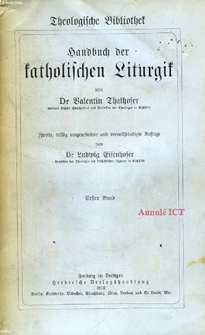 Immagine del venditore per HANDBUCH DER KATHOLISCHEN LITURGIK, 2 BNDEN venduto da Le-Livre