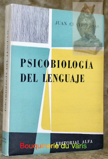 Imagen del vendedor de Psicobiologia del lenguaje. Segunda edicion. a la venta por Bouquinerie du Varis