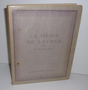 Image du vendeur pour La messe de l'athe. Ren Kieffer diteur. Paris. 1928. mis en vente par Mesnard - Comptoir du Livre Ancien