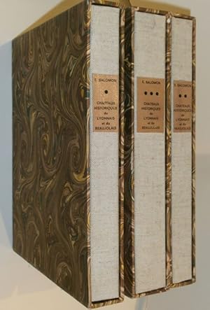 Seller image for Les Chteaux Historiques (Manoirs, Maisons fortes, Gentilhommires, anciens Fiefs) du Lyonnais et du Beaujolais (Dpartement du Rhne) (3 volumes). for sale by Librairie Diogne SARL