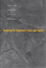 Immagine del venditore per Nonparametric Comparative Statics and Stability venduto da Sutton Books