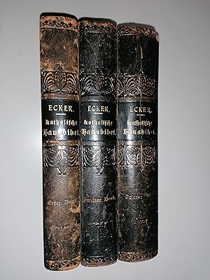 Katholische Hausbibel. Biblische Geschichte für das katholische Volk von Jakob Ecker. 3 Bände (al...