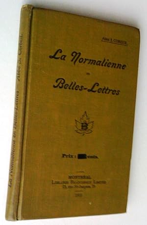 La normalienne en belles-lettres