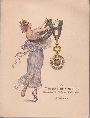 Souvenir de la Fête du 23 octobre 1921 offerte à Monsieur Félix Soutter, Directeur Général - Fond...