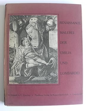 Imagen del vendedor de Renaissance-Malerei der Emilia und Lombardei. Mappe mit 50 Lichtdrucktafeln und einer Einfhrung. a la venta por Buch- und Kunst-Antiquariat Flotow GmbH