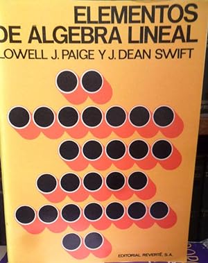 Seller image for ELEMENTOS DE LGEBRA LINEAL for sale by Libros Dickens
