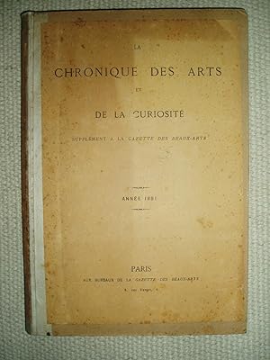 La chronique des arts et de la curiosité : supplément à la Gazette des beaux-arts : Année 1891