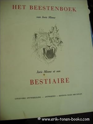 Image du vendeur pour HET BEESTENBOEK VAN JORIS MINNE - JORIS MINNE ET SON BESTIAIRE . mis en vente par BOOKSELLER  -  ERIK TONEN  BOOKS