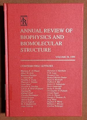 Image du vendeur pour Annual Review of Biophysics and Biomolecular Structure: 1999 mis en vente par GuthrieBooks