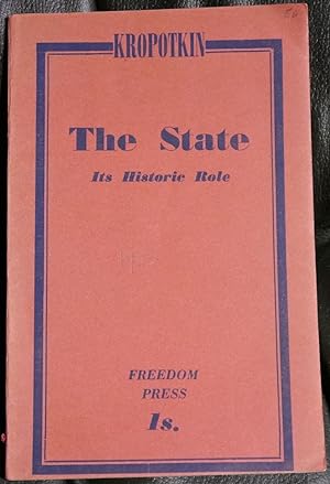 Imagen del vendedor de The state, its historic role a la venta por GuthrieBooks