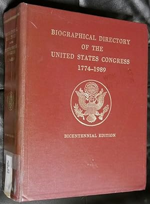 Bild des Verkufers fr Biographical Directory of the United States Congress 1774-1989 zum Verkauf von GuthrieBooks