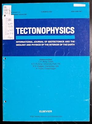 Immagine del venditore per Tectonophysics: Vol. 363, Nos. 3-4, March 13, 2003 venduto da GuthrieBooks