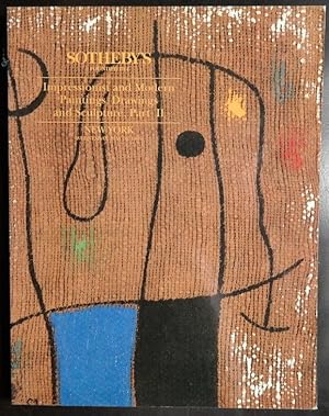 Imagen del vendedor de Sotheby's : Impressionist and Modern Paintings, Drawings and Sculpture, Part II : New York : May 10, 1995 : Sale No. 6699 'AMBROSE a la venta por GuthrieBooks