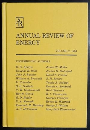 Seller image for Annual Review of Energy: 1984 (Annual Review of Environment and Resources) for sale by GuthrieBooks