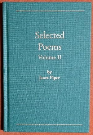 Immagine del venditore per Selected Poems Volume II venduto da GuthrieBooks
