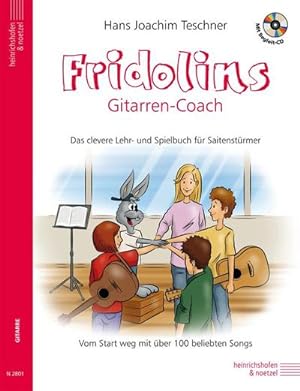 Bild des Verkufers fr Fridolins Gitarren-Coach mit CD : Das clevere Lehr-und Spielbuch fr Saitenstrmer zum Verkauf von AHA-BUCH GmbH
