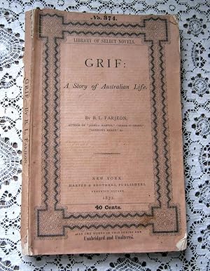 Seller image for Grif: A Story of Australian Life for sale by Ellery Center Books