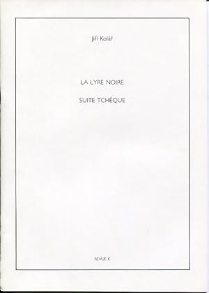 Bild des Verkufers fr Jiri Kolar. La Lyre noire. Suite Tchque. Revue K. Numero Special Decembre 1982 zum Verkauf von Antikvariat Valentinska