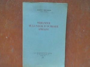 Permanence de la parure et du masque africains