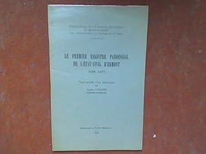 Le premier registre paroissial de l'état-civil d'Ermont (1558-1577)