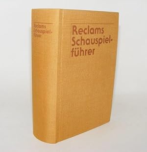 Seller image for RECLAMS SCHAUSPIELFHRER for sale by Rothwell & Dunworth (ABA, ILAB)