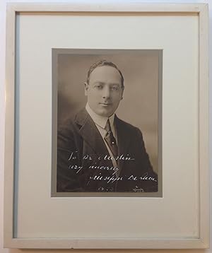 Framed Inscribed Photograph