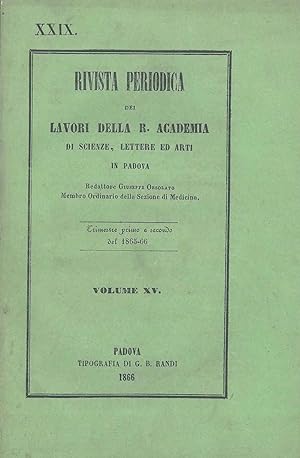 Rivista periodica dei lavori della R. Academia di scienze, lettere ed arti in Padova. Trimestre p...