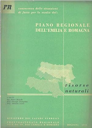 Risorse naturali. Conoscenza delle situazioni di fatto per lo studio del: piano regionale dell'Em...