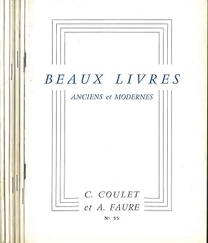 Beaux livres anciens et modernes. n. 55, 67, 68, 69, + 2 cataloghi senza numero