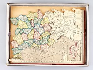 Atlas gographique [ Carte de la France en puzzle de bois ]: Anonyme