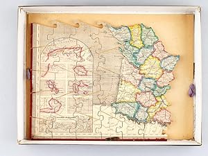 Atlas gographique [ Carte de la France en puzzle de bois ]: Anonyme