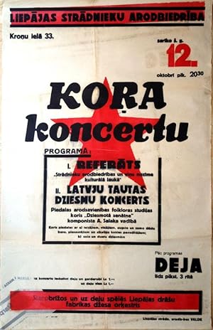 Ðora Koncertu. [Choir concert.]