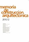Seller image for Memoria de construccin arquitectnica 2010-2012 for sale by AG Library