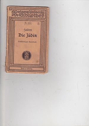 Imagen del vendedor de Die Judin [Libretto only] a la venta por Meir Turner