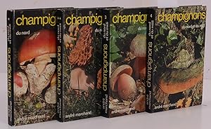 CHAMPIGNONS DU NORD ET DU MIDI. 4 Tomes. 1 : LES MEILLEURS COMESTIBLES ET TOUS LES VENENEUX. 2 : ...