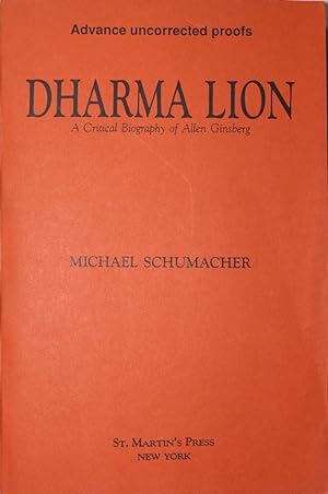 Imagen del vendedor de Dharma Lion: A Critical Biography of Allen Ginsberg a la venta por Gaabooks