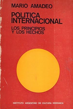 POLITICA INTERNACIONAL. Los principios y los hechos