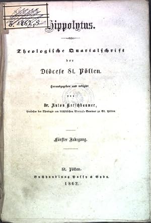 Bild des Verkufers fr Regesten zur Geschichte der Pfarre Haag B.D.W.W.; in: 5. Jahrgang IV: Quartal Hippolytus, Theologische Quartalschrift der Dicese St. Plten; zum Verkauf von books4less (Versandantiquariat Petra Gros GmbH & Co. KG)