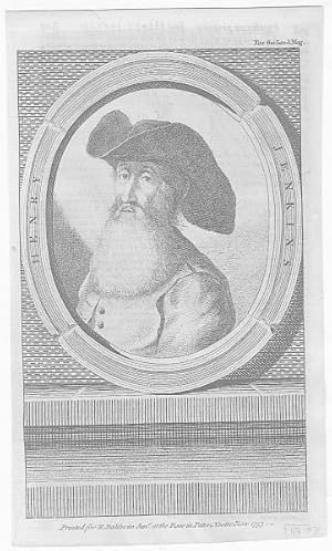 Bild des Verkufers fr Portrt. Brustbild mit Hut im Oval. Kupferstich aus "London Magazine", ca. 18 x 11 cm, 1753. zum Verkauf von Antiquariat Michael Eschmann