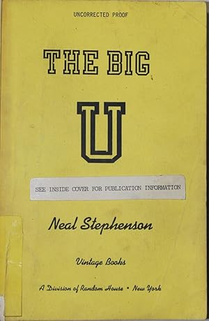 Seller image for The Big U for sale by Gaabooks