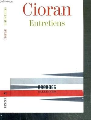 Imagen del vendedor de ENTRETIENS / COLLECTIONS ARCADES. a la venta por Le-Livre